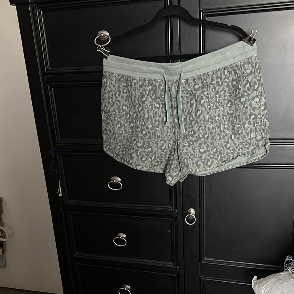 Maurices Gray and Green Athletic Shorts